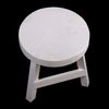 HoitoDeals 23cm White Three Legged Free Standing Stool For Office Home Kitchen Dining Table Hotel