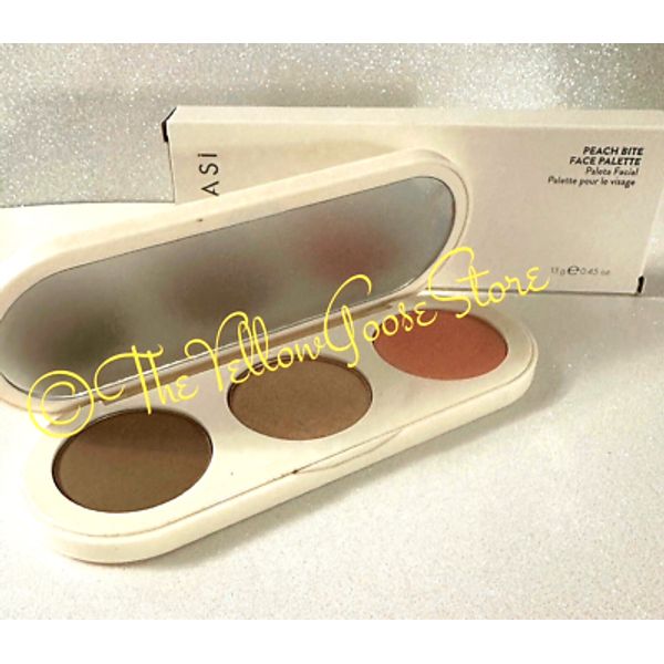 FARMASI ❤️  PEACH BITE  Bronzer Highlighter & Blush Palette Trio NEW! FREE SHIP