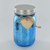 Prezents.com LED Firefly Jar Lantern Blue String Lights Indoor Battery Powered Home Decor H13.5cm