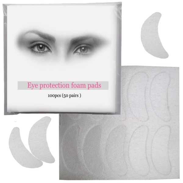 Professional Eye Protection Foam Pads For Eyelash Tinting with Refectocil type tints by KITLAS Cosmetics