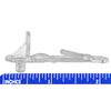 24 Pack Shelf Rest Lockdown Support 5/8" Thick Shelf 5mm diameter Shank Clear
