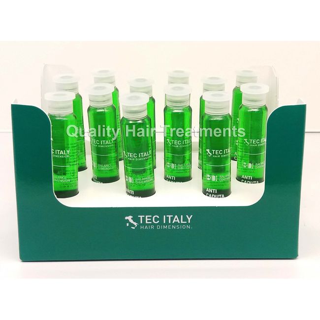 Tec Italy Hair Therapy Tonico AntiCaduta 12 Ampolletas de - 10 ml/0.33 oz