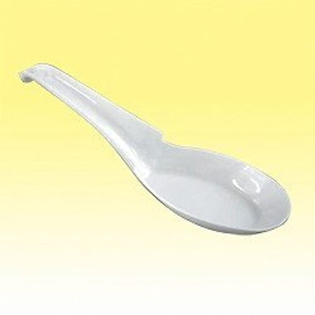 FD # 140 about 140 mm [White] Chinese Soup Spoon (spoon) Bare [100 Pcs] Disposable for