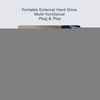 External DVD Drive Blu-ray Drive External Optical Drive Multi-function External Optical Drive, Compatible with PC Hardware, High Speed Read and Write Speed, Universal Drive for Data Storage, Gaming,