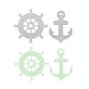 Stanzenshop Paper Punching Template: Anchor & Steering Wheel