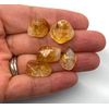 Citrine Mini Crystal Gemstone Tumbled Stones - 10 Pc