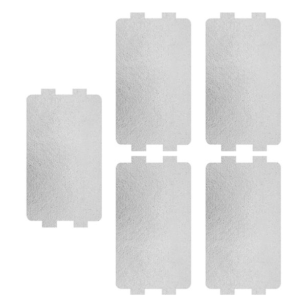 Jagowa 5PCS Microwave Oven Mica Plate Waveguide Cover Mica Sheet Replacement Repairing Microwave Accessory