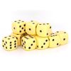 Big Cherry Dice, 50 x 12mm Round Corner Spot - Ivory