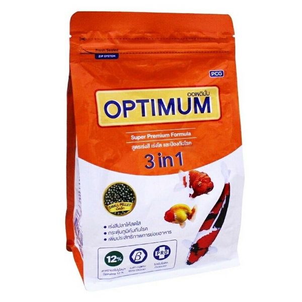 Optimum Goldfish Cichlids Carp Fish Food Aquarium Super Premium Formula Pet 400g