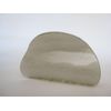 Glossy lite gray hair claw clip
