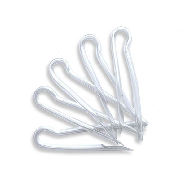 Pure Tone BTE Earmold Pre Bent Hearing Aid Tubes 10pcs Medium Wall