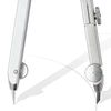 STAEDTLER 552 01 Mars Comfort Quick-Setting Compass with Push-Button, Universal Adapter and Lead Box (350 mm Diameter)