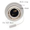 E27 Thread Pull Chain Lampholder,E26 E27 Vintage Edison Screw Plastic Light Socket Pendant Fitting Set (White)
