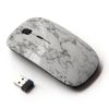Graphic4You Gray Marble Pattern Stone Design Ergonomic Wireless Mouse with Nano Receiver