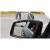 Car Rearview Mirror, Riloer Electroplating ABS Auxiliary Mirror Left/Right White ABS Blind Angle Wide Angle Mirror