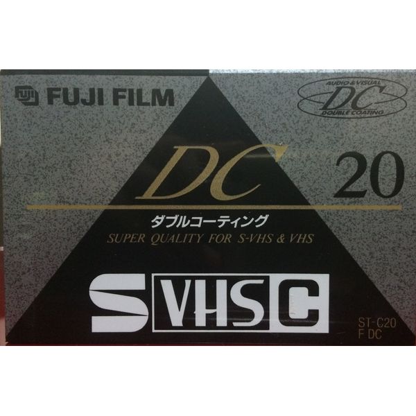 Fujifilm S-VHS C Compact Cassette Tape DC20