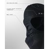 X-BIONIC Stormcap Face 4.0 Ski Face Mask - Black/Charcoal, Size 1