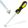 ABN Carbide Tip Grout Removal Hand Tool, Soft Grip & Reversible Triangle Blade
