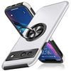 Google Pixel 7 Case with Ring, Shockproof, Protective Cover, Shock Absorption, TPU, Thin, Scratch-Resistant, Thin, Silicone, Stand Function, Compatible with Car Holder, Dual Layer Structure, PC Google