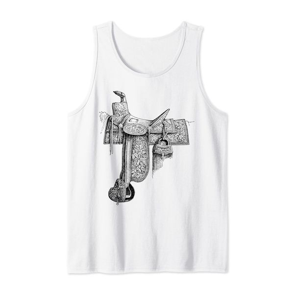 Horse Saddle Tank Top