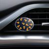 Sweet Orange Candy Corn Pattern Car Air Freshener Vent Clip