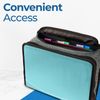Case it Mighty Zip Tab School Zipper Binder with Expanding File and Pockets