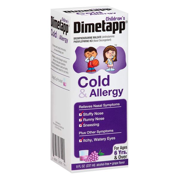 DIMETAPP COLD & ALLERGY 8OZ 