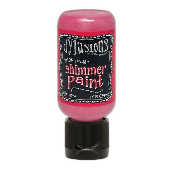 Dylusions Shimmer Paint 1oz-Peony Blush