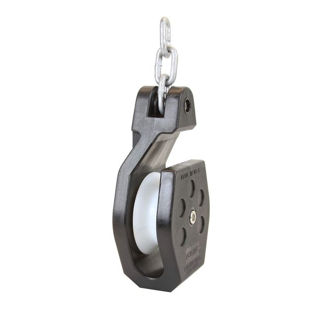 Folbe F008 - Open Block Crab Pot Pulley with Chain