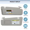For Toyota Highlander 2008-13 Gray Drivers Sun Visor With Sunroof