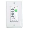 Litex WCI-100 Wall Command Universal Ceiling Fan Control, Three Speeds and Full Range Dimmer,Black,10.20x8.00x3.50
