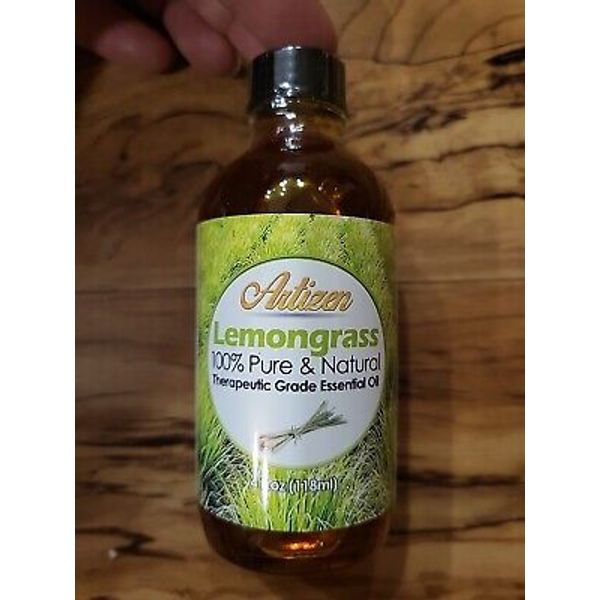 Artizen Lemongrass Essential Oil (100% PURE & NATURAL - UNDILUTED) - 4oz / 118ml