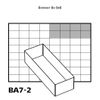RAACO Einsatzset, Ordnungssysteme, Typ 80 BA: 2xBA7-2, transparent, 136549