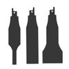 4 reciprocating saw scraper Durable, longlasting carbon steel scraper accessory