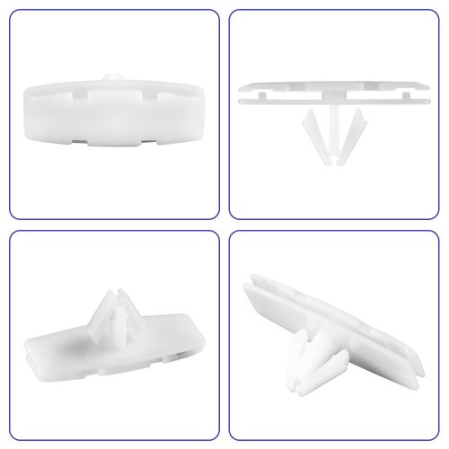 50-Pack Fender Flare Clips for Jeep Wrangler JL, Gladiator JT & Ram 1500 (2018-2024) - Replacement for OEM #68526185AA, 6852618AA, 6839872AA - Rocker Molding Wheel Flare Clips & Fender Fasteners