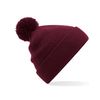 Beechfield - Cuffed Design - Original Pom Pom Beanie - Burgundy