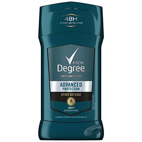 Degree Sport Defense Advanced Protection Antiperspirant Deodorant Stick, 2.7 oz (Pack of 5)