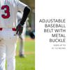 Augusta Sportswear Elastic Baseball Belt, Black, OS
