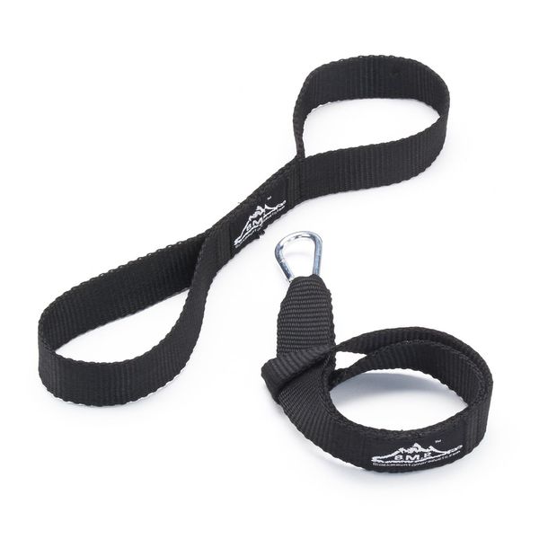 Black Mountain Products Bmp Battle Rope Anchor Kit with Nylon Straps & Carabiner Clip