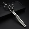 Hair Scissors 6 inch hairdresser professional haircut cutting and dilution hair high quality 440c stainless steel (Full set)