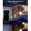 Programmable Icicle Christmas Lights Waterproof 58Multicolor Modes, 32.8ft299Led