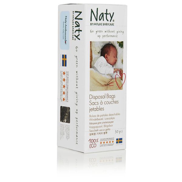 Naty Disposable Bags for Nappies, 50g