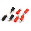 uxcell Banana Jack Panel Mount Connector 4mm Amp Terminal Binding Post 6pcs