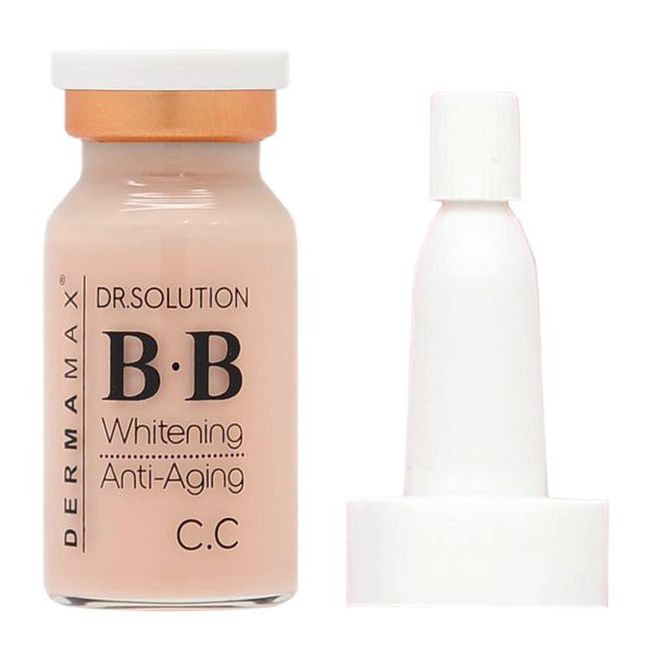 DERMAMAX BB Serum Glow | Ampullen für die BB Behandlung | Ideal für Microneedling und Dermaroller Behandlung | No. 21| NO.23 | C.C | PINK | CHOKO | CAMEL | PEACH | jeweils 8ml (C.C)