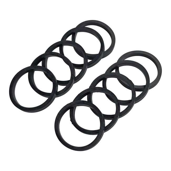 Sporzilla® Gummiringe für Sternverschlüsse | 25 mm und 30 mm | 10 Stück | Ersatz für Ringe Kurzhantel und Langhanteln | Ersatzteil | Langlebig | Nachhaltig