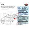 Ford Tuxedo Black Metallic color code UH - Base Color Pint