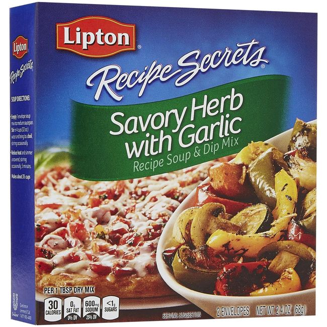 Lipton Recipe Secrets Savory Herb with Garlic Soup and Dip Mix - 2.4 oz