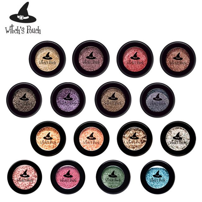 [Free postage shipping] Witch&#39;s Pouch SELFIE FIX PIGMENT Witch&#39;s Pouch SELFIE FIX PIGMENT Eyeshadow Sparkling Glitter Lamé Eyeshadow Single color 8 colors New colors Korean cosmetics Highly pigmented ∀