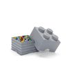 Lego Storage Brick 4 Stone, Grey, Medium