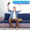 Usb Charger Cable for PS4 Controller,Work for Sony PlayStation 4/ PS4/ PS4 Slim/ PS4 Pro/Xbox One(16.5FT/5M)